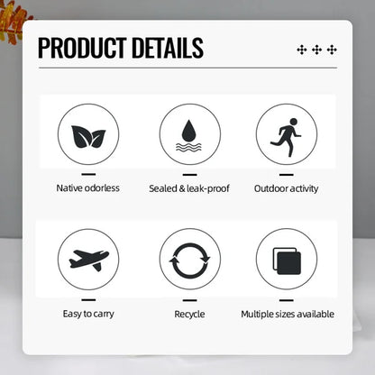 Portable Travel Fluid Makeup Pouch